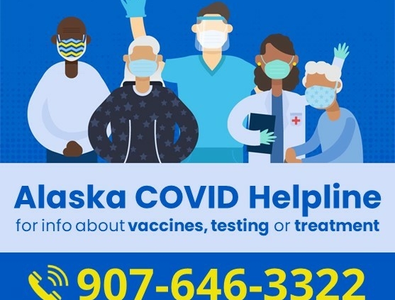 Alaska COVID Helpline 907-646-3322