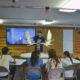 Moose antlers demonstration at Culture Camp.