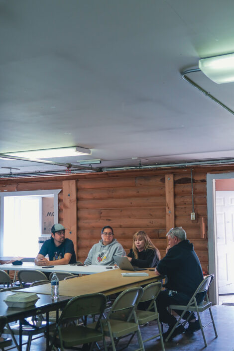 Discussion at Culture Camp.