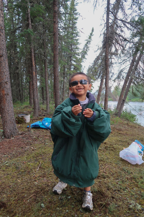 Photo of a Culture Camp attendee having fun.